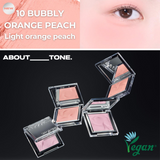 ABOUT TONE Fluffy Wear Blusher (10 colors); 0.15oz / 4.3g