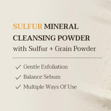 SINSURU Sulfur Mineral Cleansing Powder; 1.76oz/50g