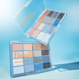 WAKEMAKE Soft Blurring Eye Palette: 20 Vibrant Shades for Stunning Looks; 0.35oz / 10g