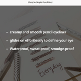 CLIO Sharp So Simple Waterproof Pencil Liner (4 colors) from shop-vivid.com