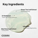 Crema en gel calmante COSRX Hydrium Green Tea Aqua; 1,69 onzas líquidas / 50 ml