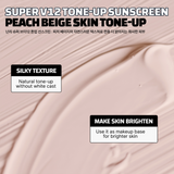 nanly Super V12 Tone-up Sunscreen; 1.69 fl.oz / 50 ml from shop-vivid.com