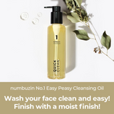 numbuz:n No.1 Easy Peasy Cleaning Oil; 10.14 fl.oz / 300ml (+120ml cleanser) from shop-vivid.com