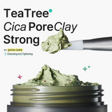 BRINGGREEN Tea Tree Cica Pore Clay Pack (regular/strong); 4.23oz / 120g