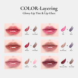 Dinto Plumping Lip Glace&Enamel (15colors); 0.13oz/3.8g